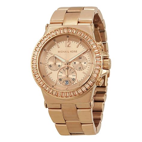 michael kors ladies watch mk5412|michael kors rose gold baguette.